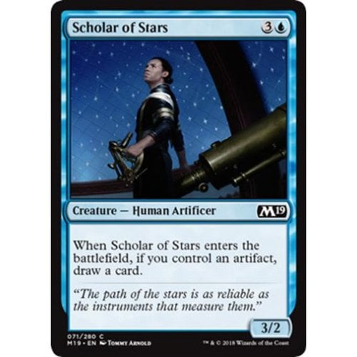 Scholar of Stars (foil) | Core Set 2019