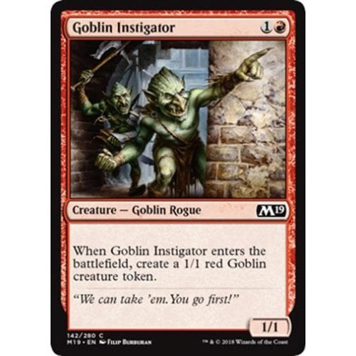 Goblin Instigator (foil) | Core Set 2019