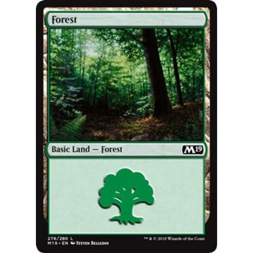 Forest (#278) (foil) | Core Set 2019