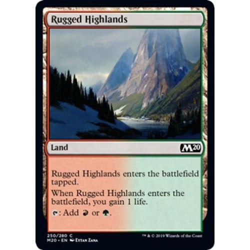 Rugged Highlands (foil) | Core Set 2020