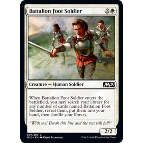 Battalion Foot Soldier (foil) | Core Set 2020
