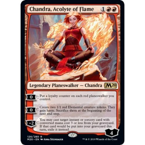 Chandra, Acolyte of Flame (foil) | Core Set 2020