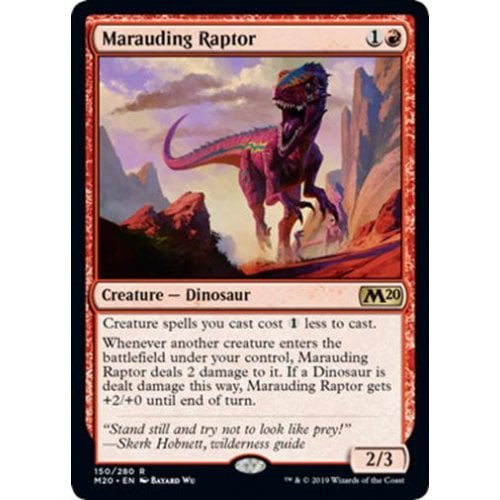 Marauding Raptor (foil) | Core Set 2020