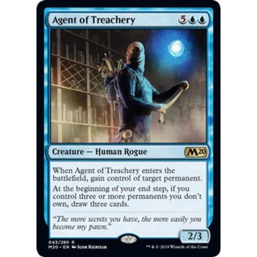 Agent of Treachery (foil) | Core Set 2020