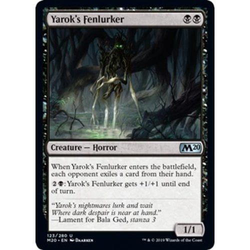 Yarok's Fenlurker (foil) | Core Set 2020