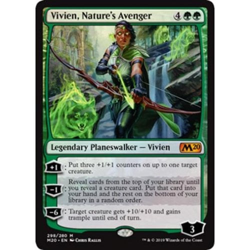 Vivien, Nature's Avenger (Planeswalker Deck Card) | Core Set 2020