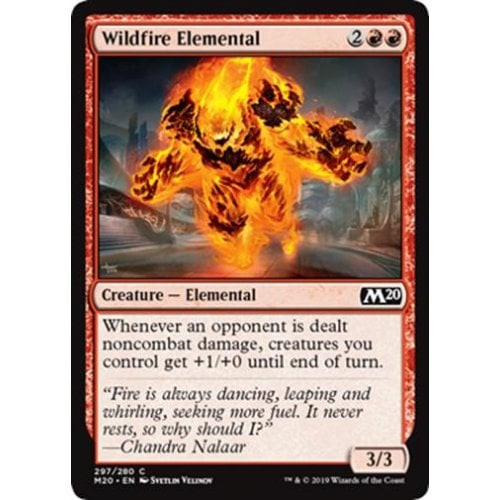 Wildfire Elemental (Planeswalker Deck Card)