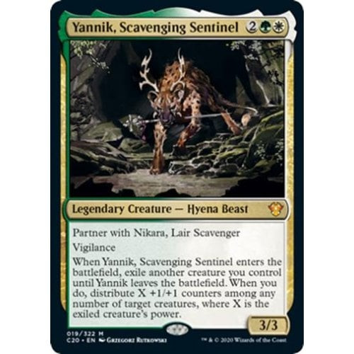 Yannik, Scavenging Sentinel (foil) | Commander 2020