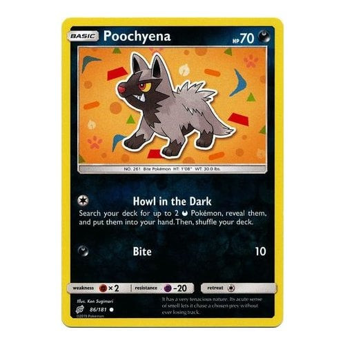 SM Team Up 86/181 Poochyena (Reverse Holo)