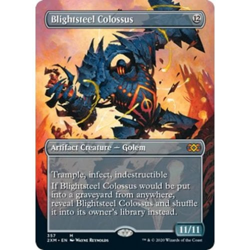 Blightsteel Colossus (Borderless Art) | Double Masters