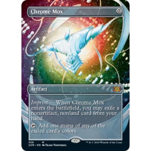 Chrome Mox (Borderless Art) (foil) | Double Masters