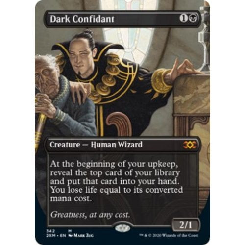 Dark Confidant (Borderless Art) (foil) | Double Masters