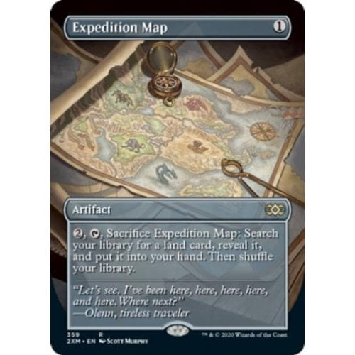 Expedition Map (Borderless Art) (foil)