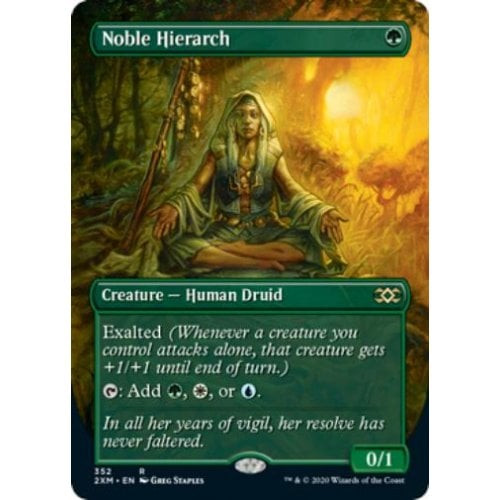 Noble Hierarch (Borderless Art) (foil) | Double Masters