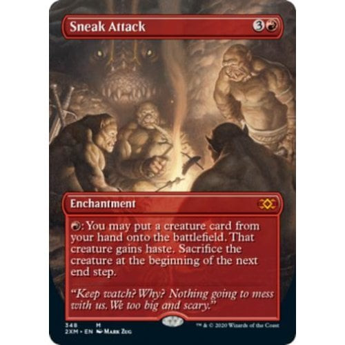 Sneak Attack (Borderless Art) (foil)
