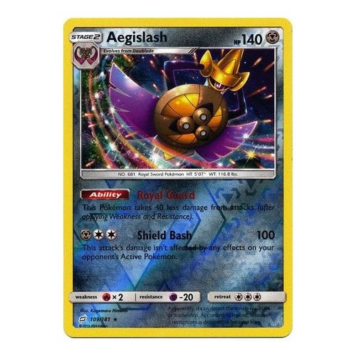 SM Team Up 109/181 Aegislash (Reverse Holo)