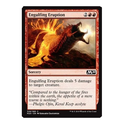 Engulfing Eruption (Spellslinger Kit Card) | Core Set 2020