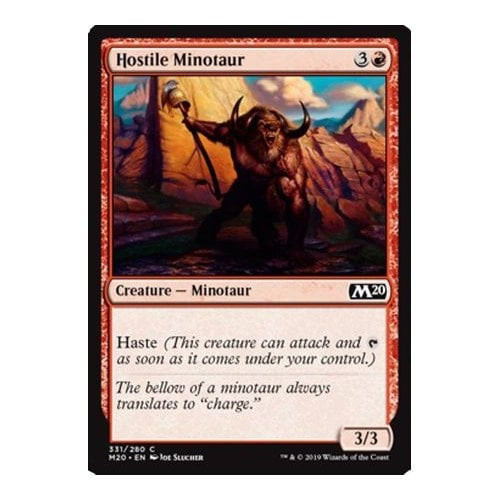 Hostile Minotaur (Spellslinger Kit Card)