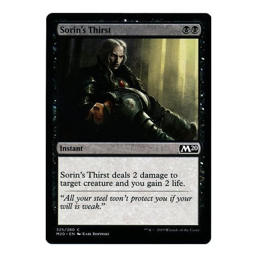 Sorin's Thirst (Planeswalker Deck Card) | Core Set 2020