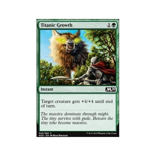 Titanic Growth (Planeswalker Deck Card)