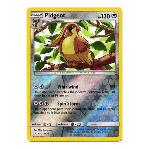 SM Team Up 124/181 Pidgeot (Reverse Holo)