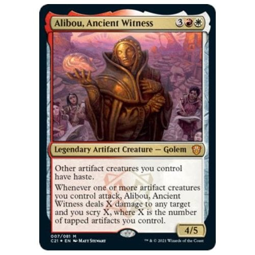 Alibou, Ancient Witness (foil) | Commander 2021