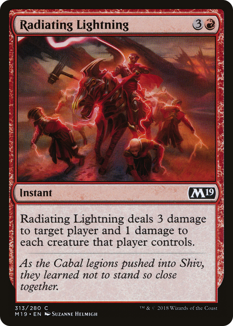 Radiating Lightning (Welcome Deck Card) | Core Set 2019