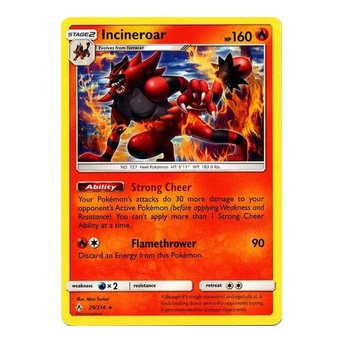 SM Unbroken Bonds 029/214 Incineroar