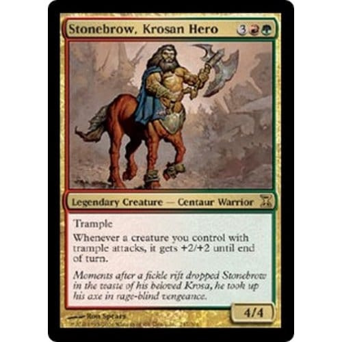 Stonebrow, Krosan Hero (foil)