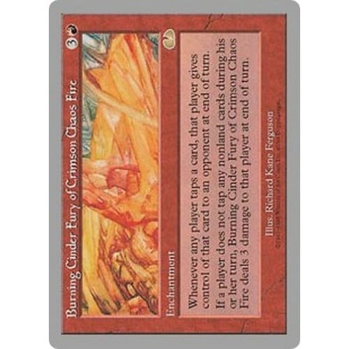 Burning Cinder Fury of Crimson Chaos Fire