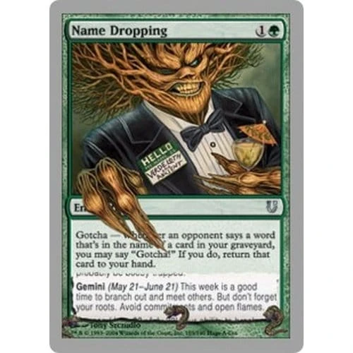 Name Dropping