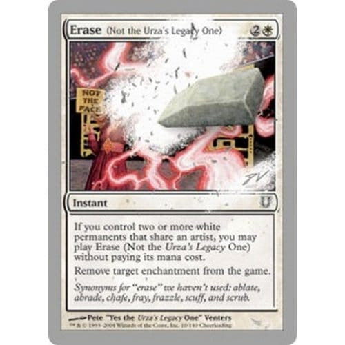 Erase (Not the Urza's Legacy One) (foil)