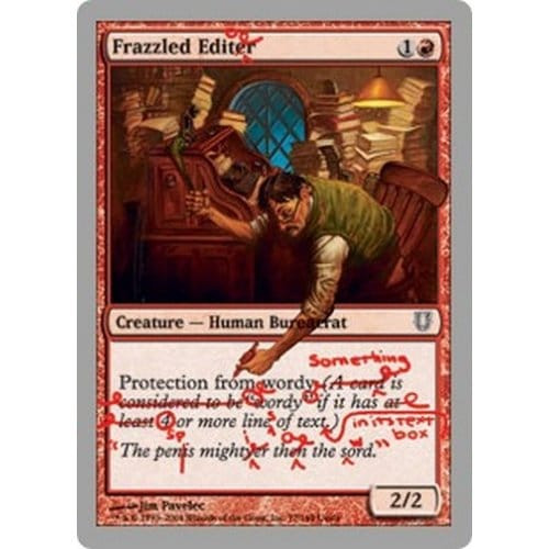 Frazzled Editor (foil)