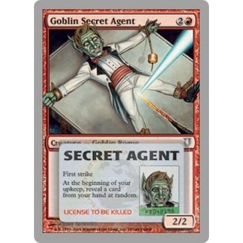 Goblin Secret Agent (foil) | Unhinged
