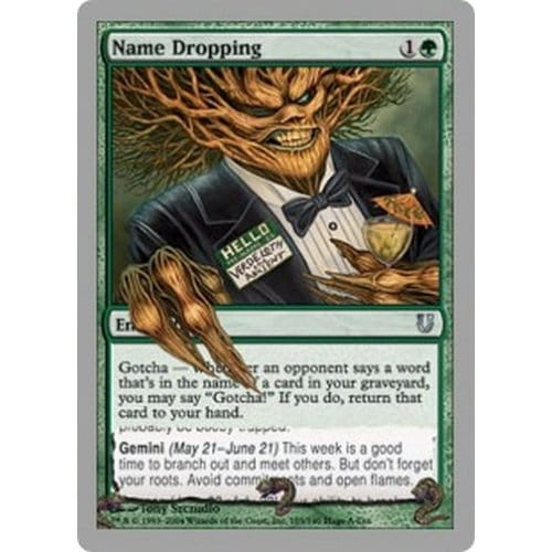 Name Dropping (foil) | Unhinged