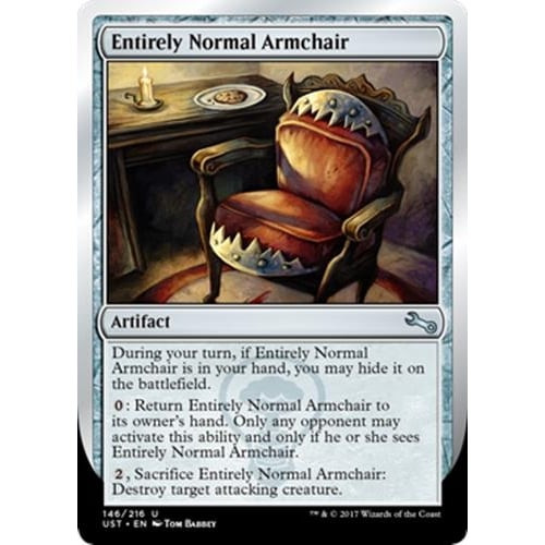 Entirely Normal Armchair | Unstable