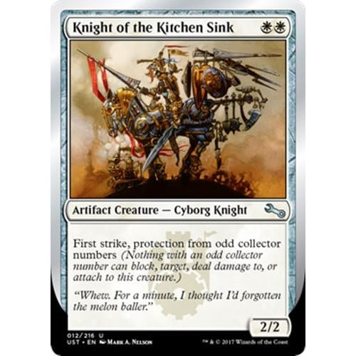 Knight of the Kitchen Sink (Version D) (foil)