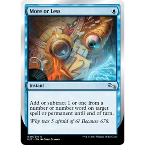 More or Less (foil)