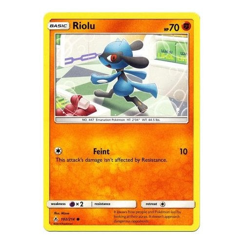 SM Unbroken Bonds 102/214 Riolu