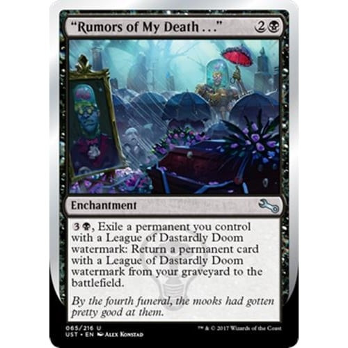 "Rumors of My Death..." (foil)