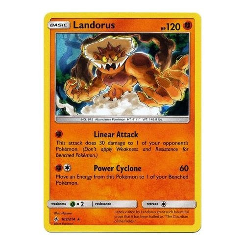 SM Unbroken Bonds 103/214 Landorus (Holo)