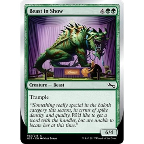 Beast in Show (Baloth) (foil) | Unstable