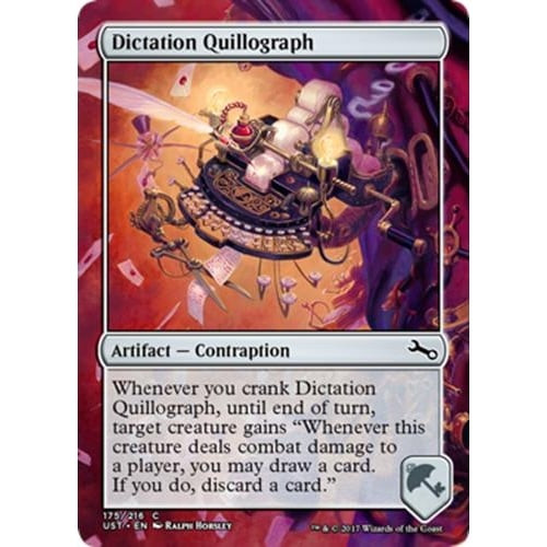 Dictation Quillograph (foil)