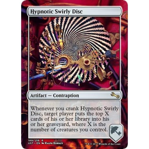 Hypnotic Swirly Disc (foil) | Unstable