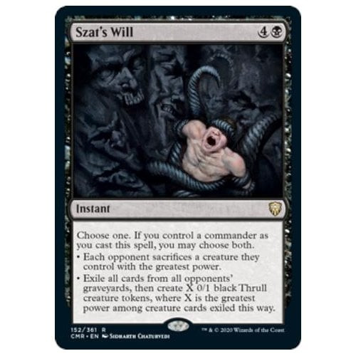 Szat's Will | Commander Legends