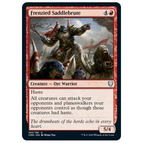 Frenzied Saddlebrute (foil) | Commander Legends