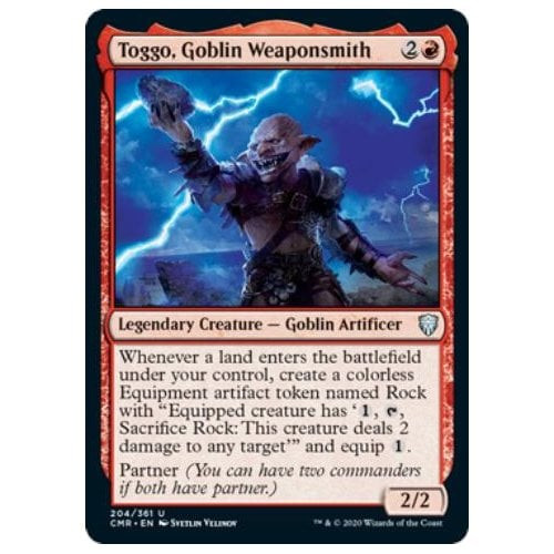 Toggo, Goblin Weaponsmith (foil) | Commander Legends