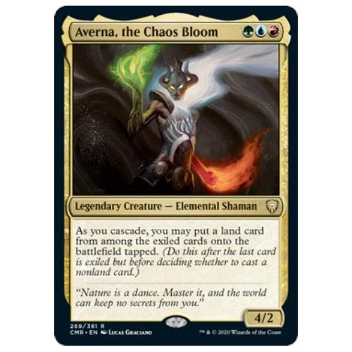 Averna, the Chaos Bloom (foil) | Commander Legends