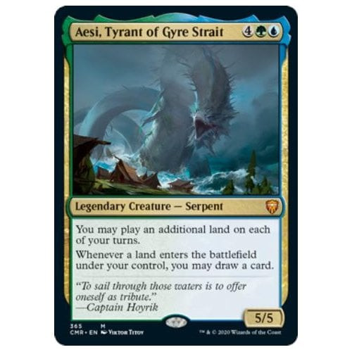Aesi, Tyrant of Gyre Strait (foil) | Commander Legends
