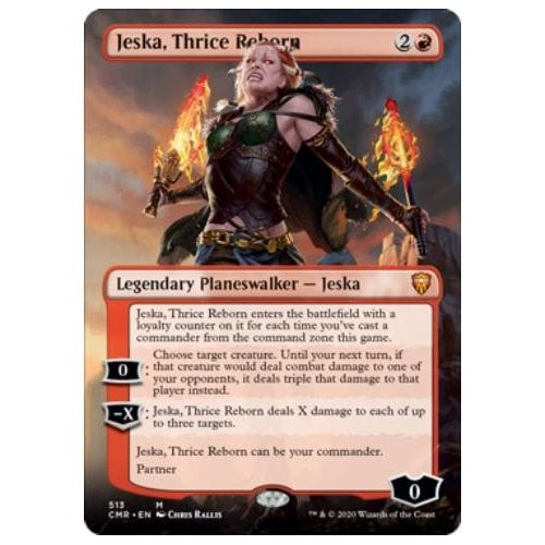 Jeska, Thrice Reborn (Borderless Art foil) | Commander Legends